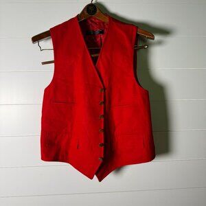 Brooks Brothers VINTAGE Red Wool Vest